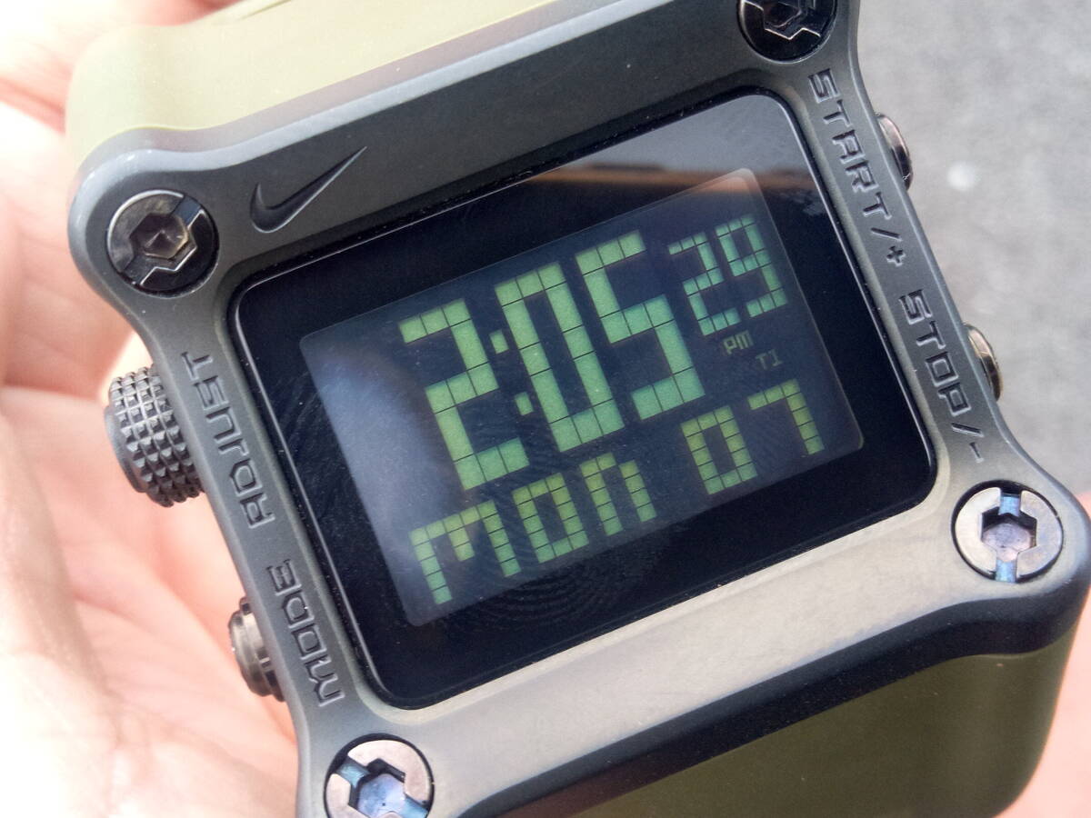 超美品訳あり ナイキ NIKE 腕時計 ハンマーウォッチ デジタル腕時計 メンズ拍卖