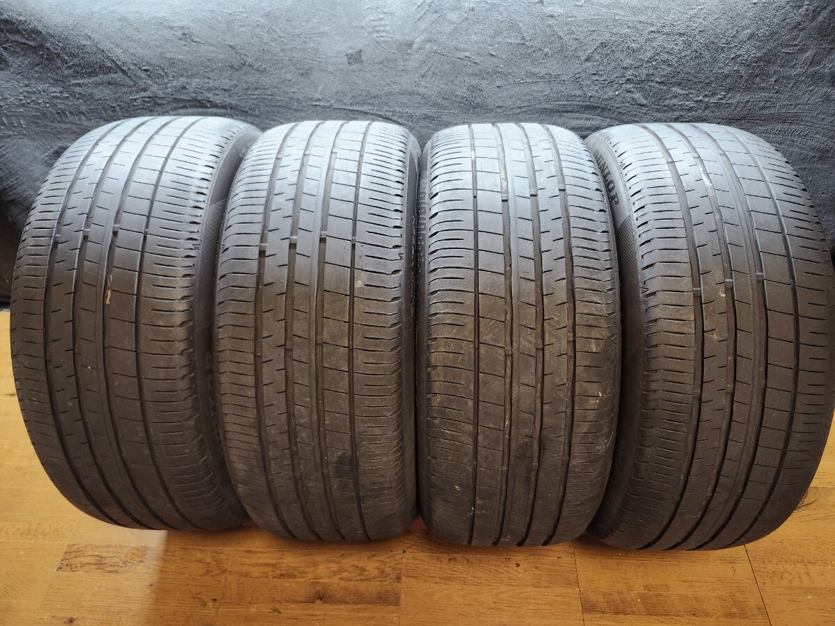 売り切り 難あり DUNLOP VEURO VE304 吸音スポンジ 225/45-18 2021年製造 約7分山 中古タイヤ 4本 225/45R18 クラウン カムリ オデッセイ 拍卖