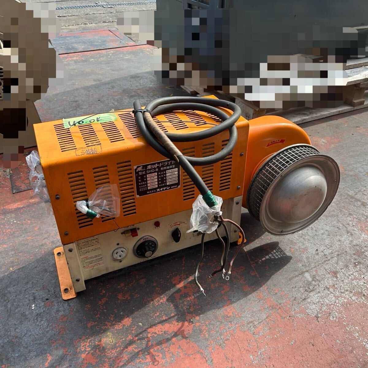 T1343 Suiden スイデン ホットドライヤ 熱風機 耐熱循環型 SHD-8 連続使用最高温度250度 三相200V 50/60Hz【動作確認済】拍卖