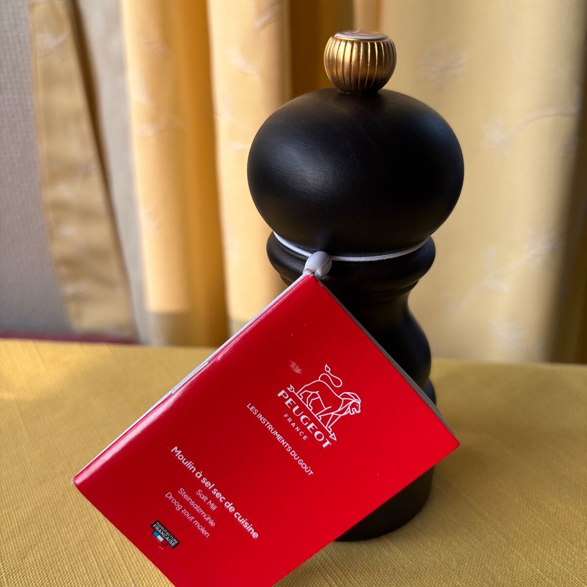 ★新品タグ付き プジョー PEUGEOT ミル ソルトミル 粗さ調節 12cm チョコ パリ ユーセレクト拍卖