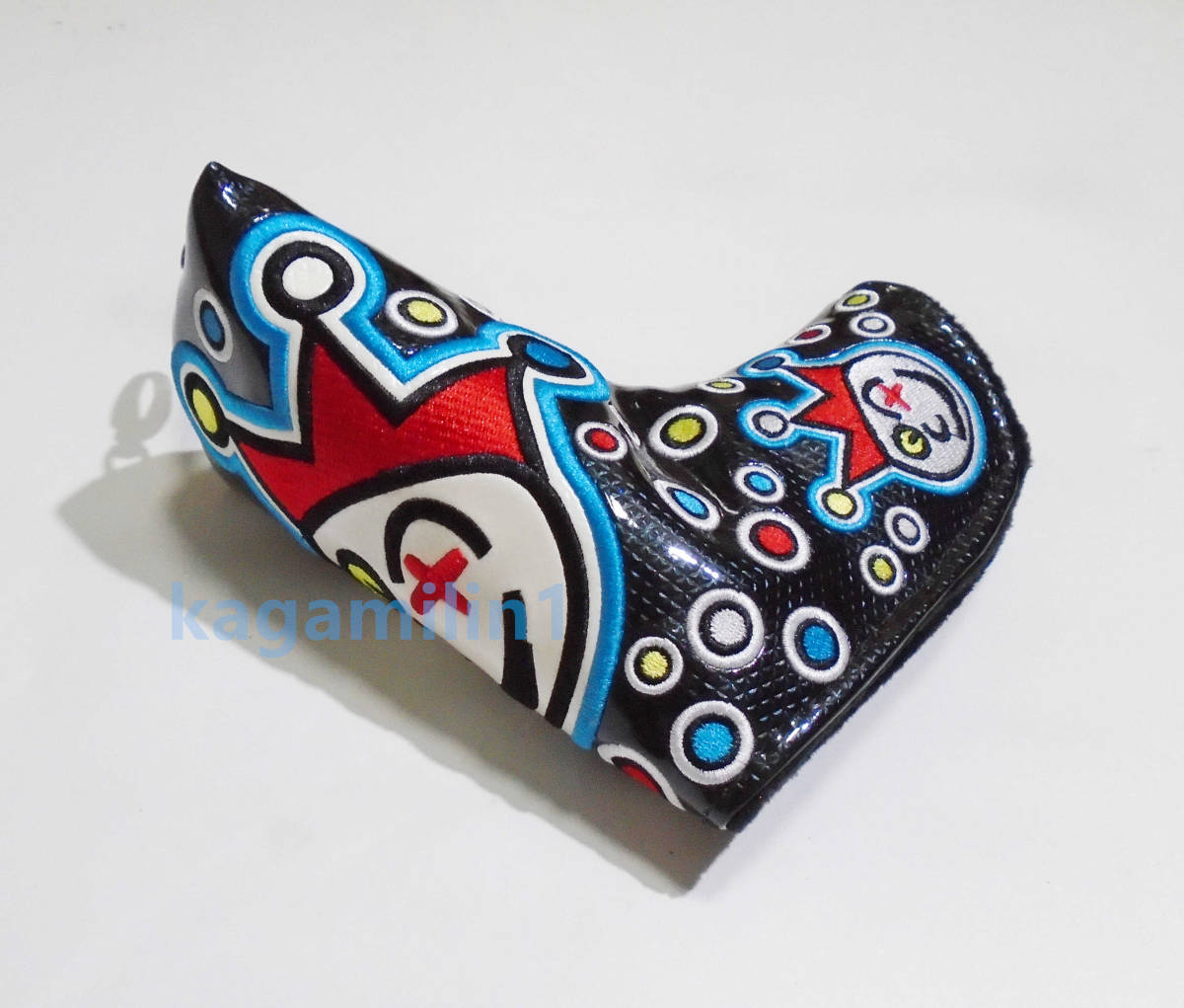 パターカバースコッティキャメロンツアーツアー支給 新作 磁石タイプ開閉 clown黒拍卖