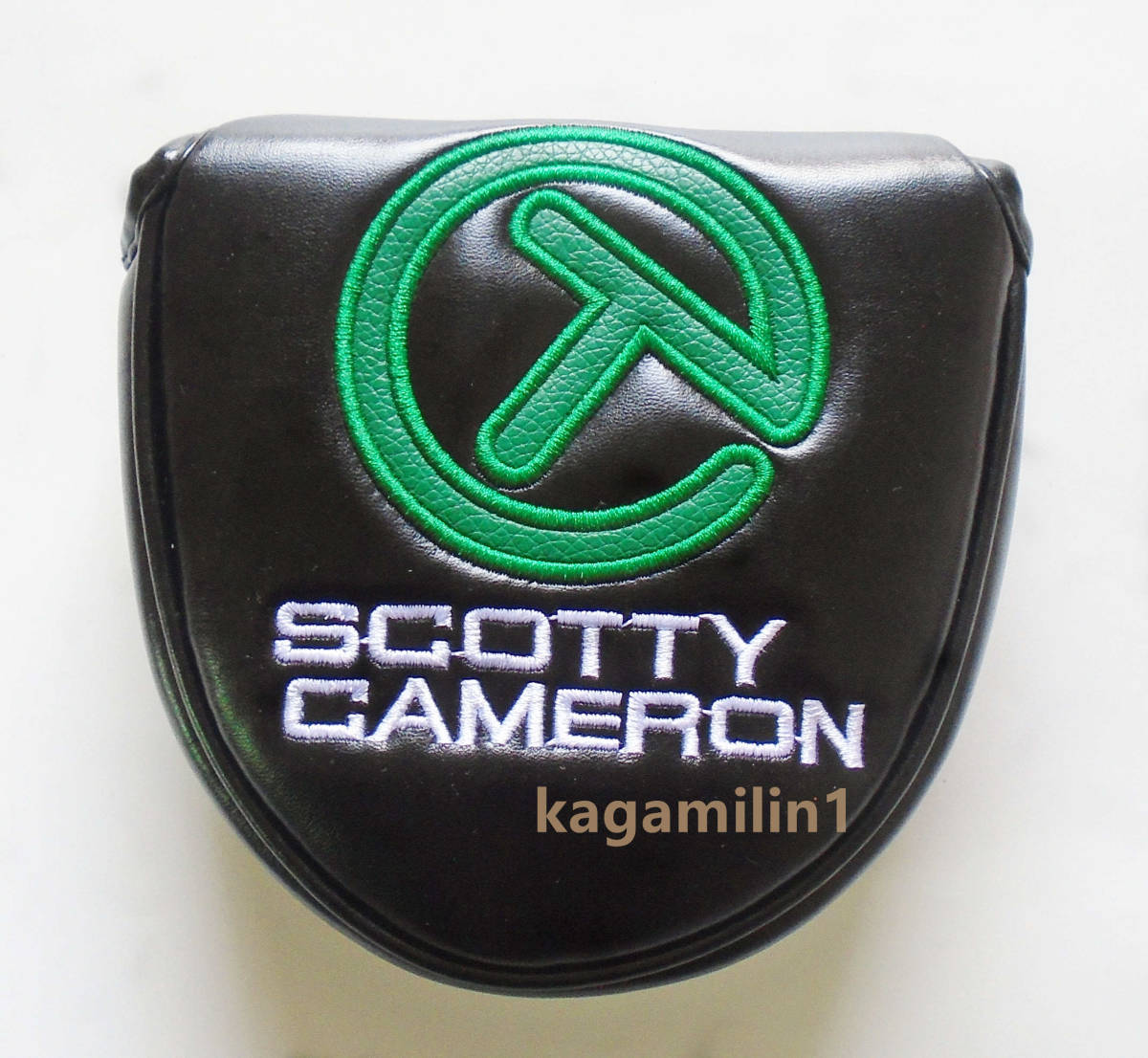 パターカバースコッティキャメロン マレットタイプ 磁石タイプ開閉 TOUR 黒緑拍卖