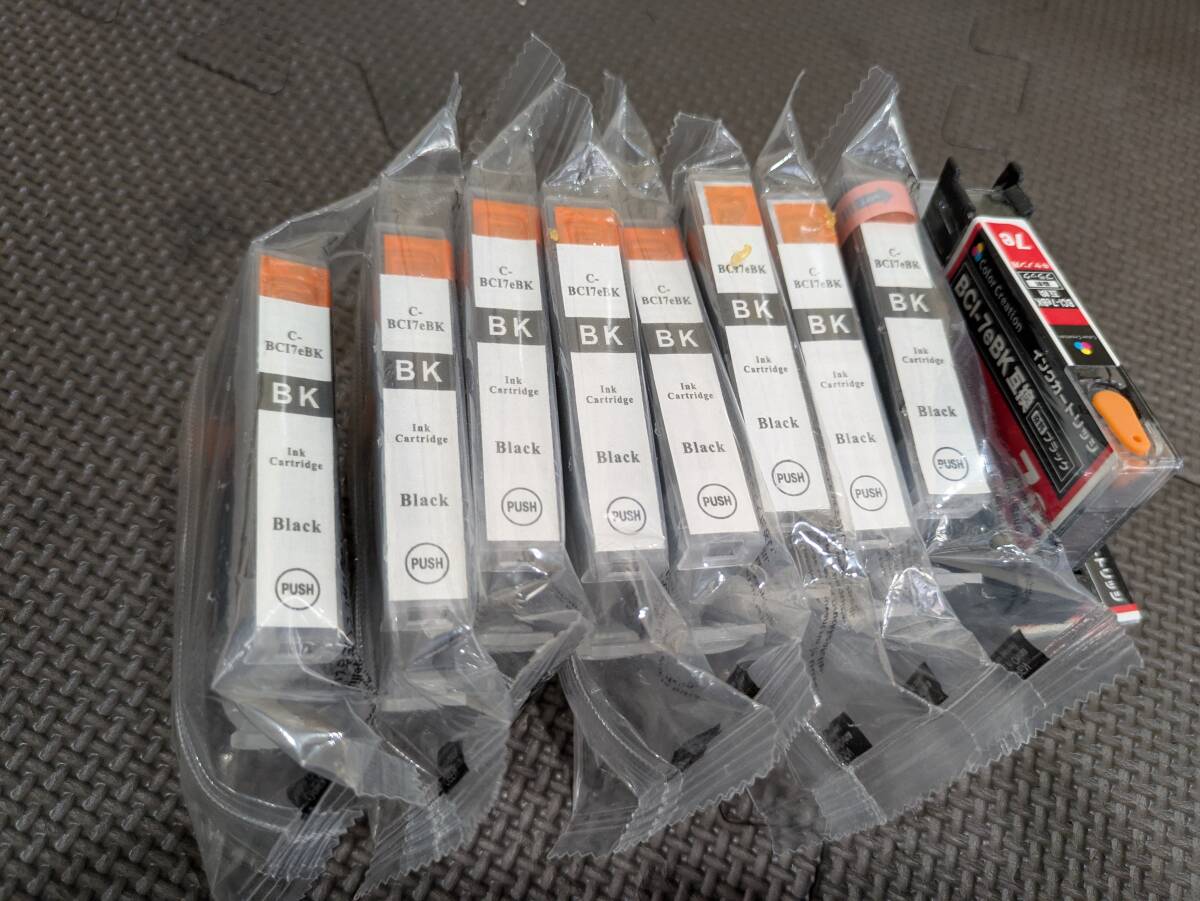 CANON用 BCL-7E BLACK 10本 現状品 10132173-45854拍卖