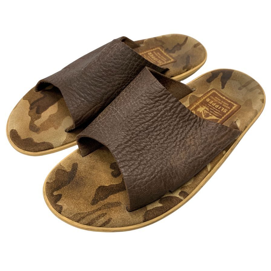 アイランドスリッパ サンダル シャワーサンダル シボレザー カモフラ 迷彩柄 ブラウン系 メンズ サイズ7 ISLAND SLIPPER PRO【AFC41】拍卖