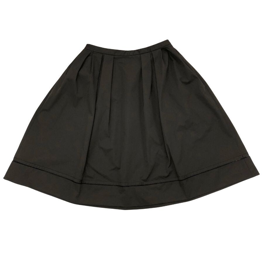 フォクシー スカート レース 切替 ポリエステル 22637 ブラウン レディース サイズ40 FOXEY【AFB16】拍卖