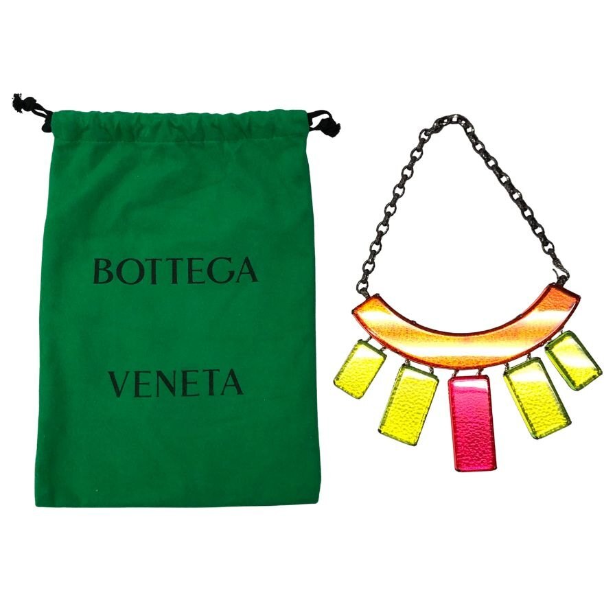 ボッテガヴェネタ ネックレス カラーストーン SV925 チェーン マルチカラー レディース BOTTEGA VENETA【AFI11】拍卖