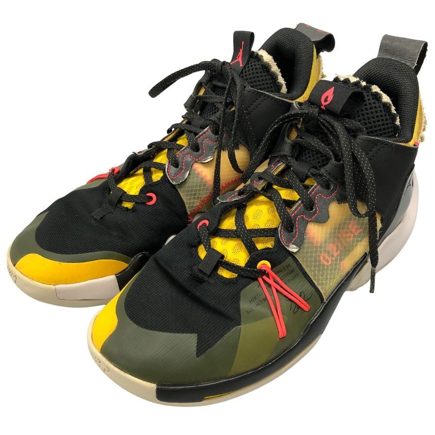 ナイキ ジョーダン ワイノットゼロ.2 SE ブラック スニーカー サイズ26.5cm メンズ NIKE JORDAN 約26.5cm【AFC33】拍卖