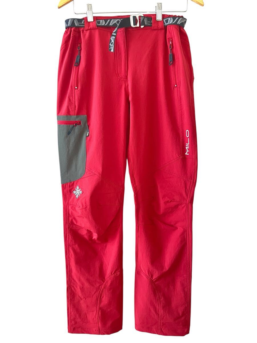 Ye1532cc MILO ミロ サイズM レッド アウトドアパンツ トレッキングパンツ メンズ アウトドア 登山 古着 拍卖