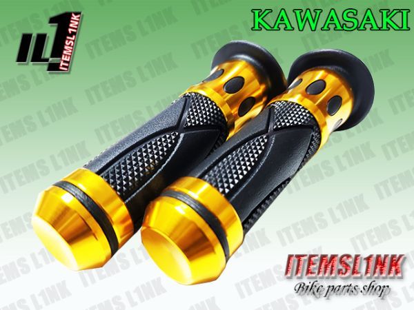 LK2-3GD アルミ ハンドル グリップ ゼファー400 ゼファー/750/1100/RS バリオス ZRX400 ZRX1100/1200/R Z125PRO Z250 Z750RS 汎用拍卖