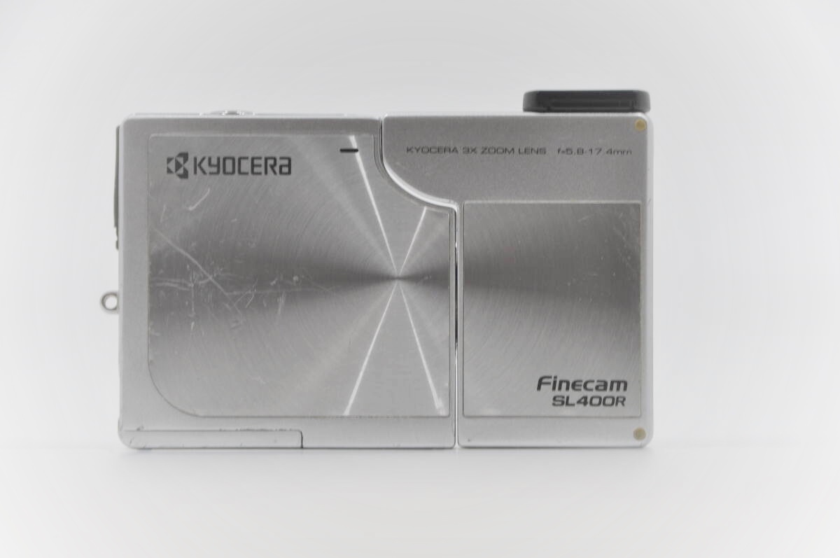 KYOCERA 京セラ Finecam SL400R 3X ZOOM LENS f=5.8-17.4 コンパクトデジタルカメラ 中古品拍卖