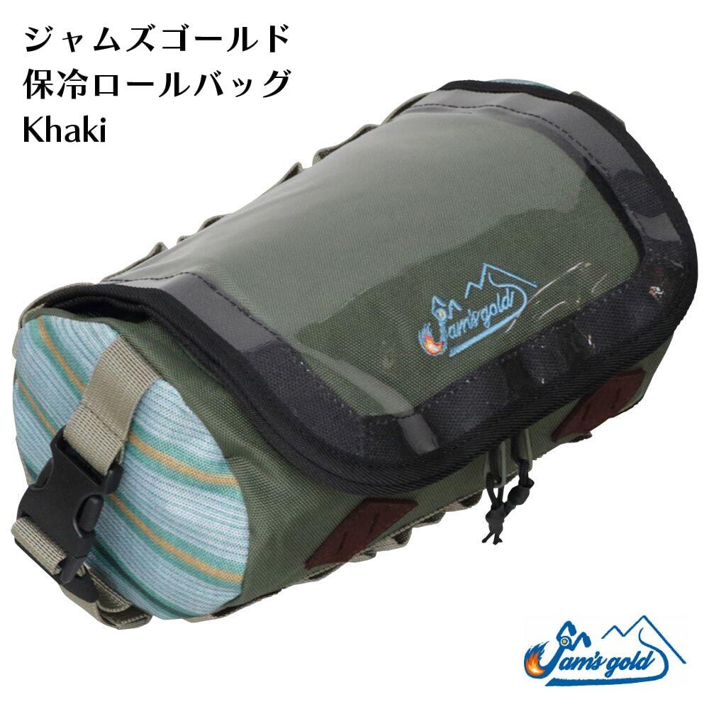 ジャムズゴールド JGC-1013 車種汎用 バイク 保冷ロールバッグ カーキ拍卖