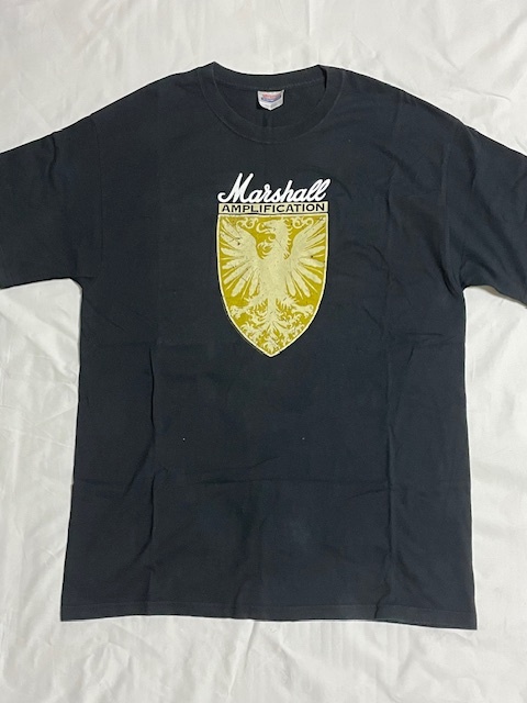 マーシャルMarshall Tシャツ サイズXL相当 黒 丸首 拍卖