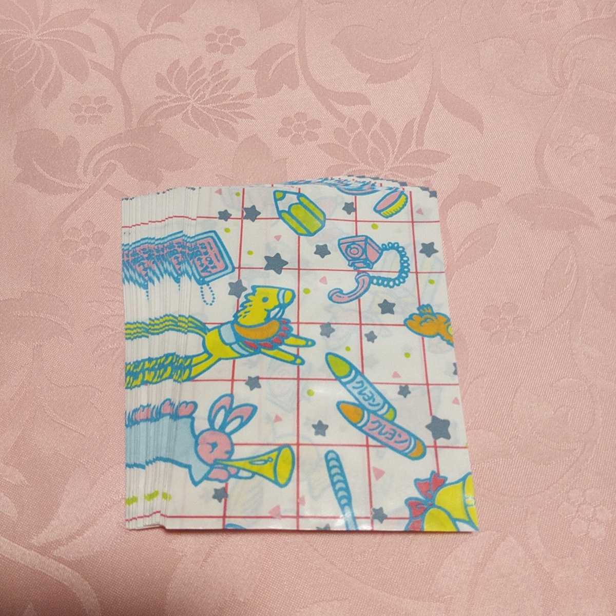 可愛い♪ 馬・クレヨン・ウサギ・トリ柄の小さな平袋 20枚 拍卖