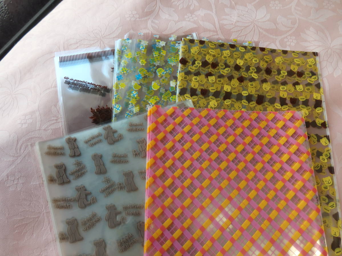 *~ 色んな柄のOPP袋 10枚×5種類 **S-1** 50枚~*拍卖