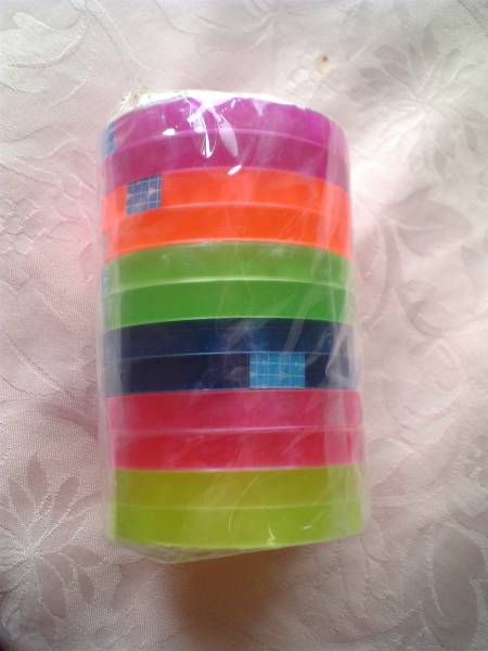 ** 8mm 6色のカラフルテープ 12本セット **♪ 拍卖