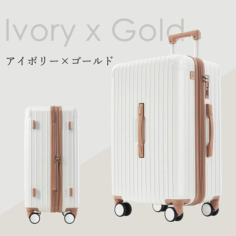 スーツケース Lサイズ 容量拡張 USBポートキャリーバッグ suitcase拍卖