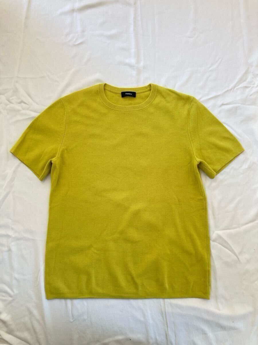 THEORY MEN セオリーメン Knit T-shirt / ニットT-shirt ニット 半袖 サマーニット拍卖