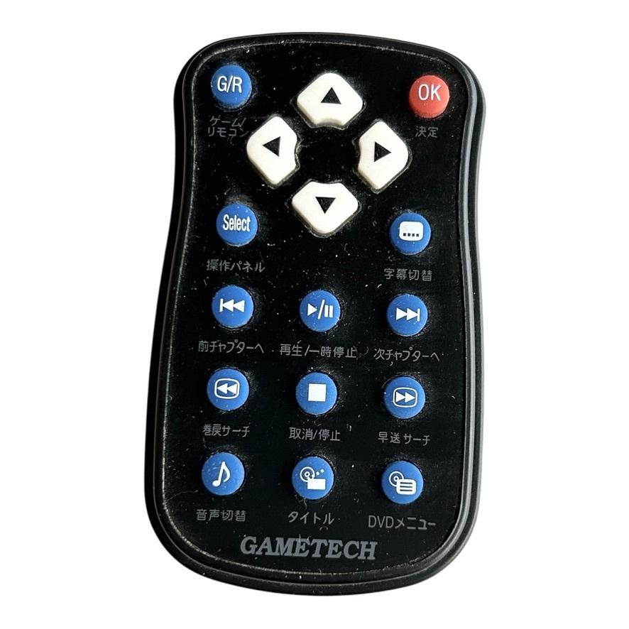 GAMETECH ゲームテック PS2 DVD リモコン Pi プレステ2 プレイステーション2 PlayStation2 ゲーム機 本体 リモート コントローラー 未確認拍卖