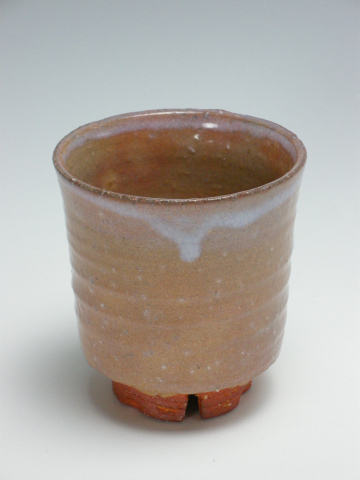 【萩焼】 吉野桃李 萩湯呑(桜高台・大) 9拍卖