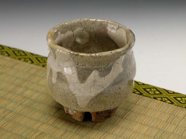 萩焼 小松 健 作 萩掛釉ぐい呑拍卖
