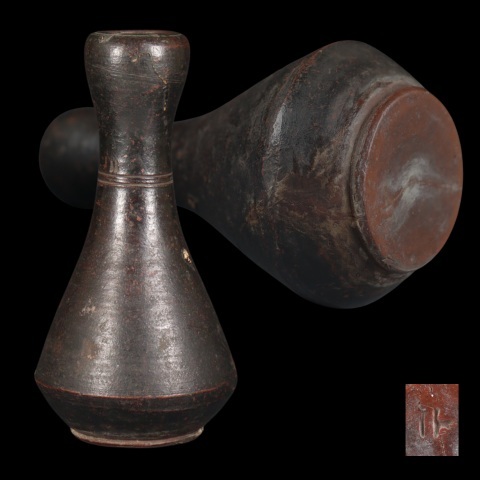 蔵出し品 古備前 江戸初期 瓢形 花入 A596拍卖