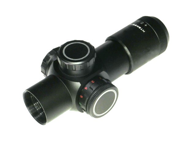 3倍ショートスコープ3X28赤緑発光小型コンパクトスコープ新品直径30mmマウントリング対応拍卖