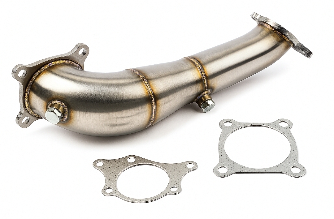 ③ HONDA CIVIC タイプR FL5 FK8 インテグラタイプS ダウンパイプ フロントパイプ エキゾースト 触媒ストレート マフラー メンテナンス拍卖