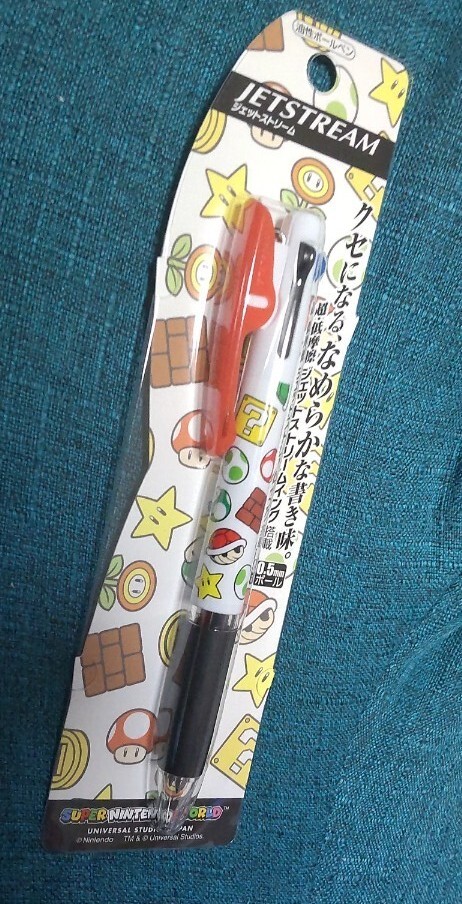 ユニバ 限定 USJ スーパーマリオ 任天堂 ボールペン ジェットストリーム 新品拍卖