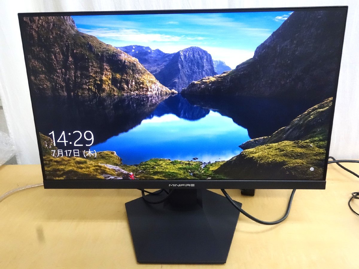 Minifire ミニファイア MFG24X5Q 24インチ ゲーミングモニター WQHD IPSパネル ノングレア DP×2 HDMI×2 応答速度5ms 180Hz 元箱あり拍卖