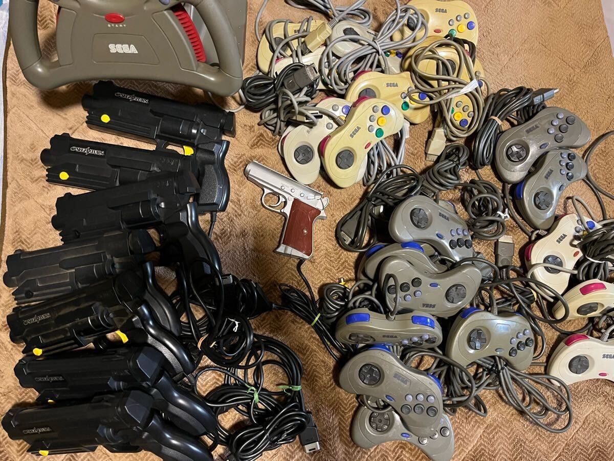 セガサターン コントローラー34個 ガンコン レーシングコントローラー拍卖