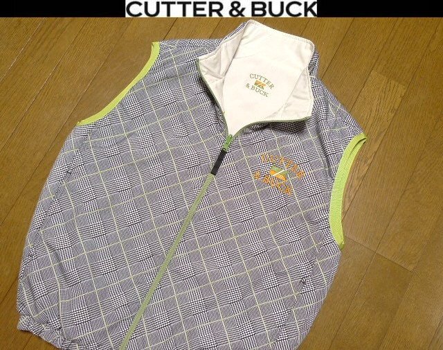 L日本サイズ位★セール送無料★超希少カッター&バックUSA限定 美品 中綿 リバーシブルベスト日本未発売拍卖