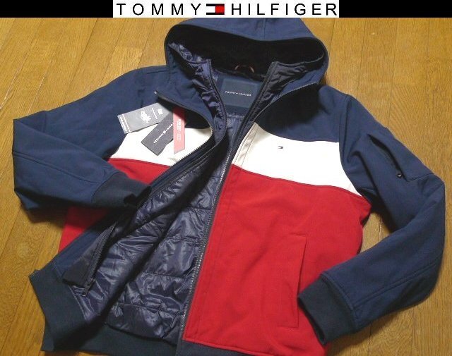 XXL日本サイズ位★セール送無料★トミーヒルフィガーUSA限定3層レイヤー耐水耐風蓄熱4方向伸縮 ダウンジャケット同機能拍卖