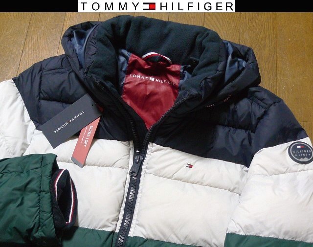 XL日本サイズ位★セール送無料★新品 トミーヒルフィガーUSA限定 ダウンジャケット同機能DOWN ALTERATIVE耐風耐水 保温蓄熱拍卖