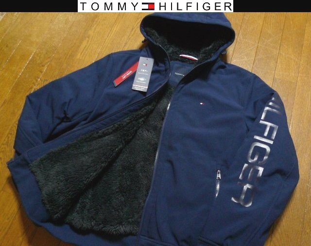 M日本サイズ位★セール送無料★新品トミーヒルフィガーUSA限定3層レイヤー4方向伸縮耐風耐水ジャケット ダウンジャケット同機能 ボア拍卖
