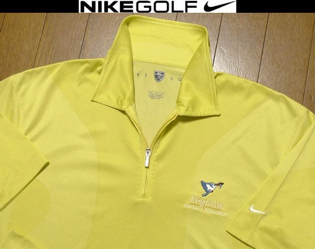 2L-3L・XL-XXL日本サイズ位【セール!送料無料】超希少 ナイキUSA限定モデル1点 美品 特注刺繍 速乾除湿伸縮 ポロシャツ拍卖