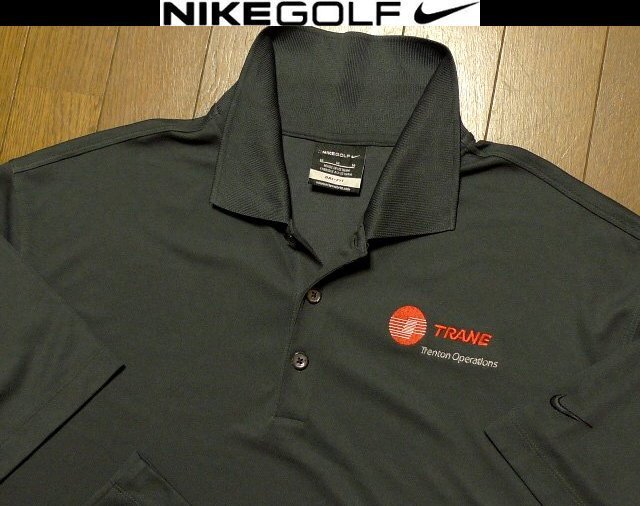 XL日本サイズ位★セール送無料★ 超希少 ナイキUSA限定モデル1点物 ポロシャツ 特注刺繍 4方向伸縮 速乾拍卖