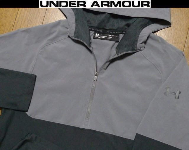 L日本サイズ位【セール!送料無料】超希少 アンダーアーマー USA限定 美品 4方向伸縮 防風撥水除湿ジャケット拍卖