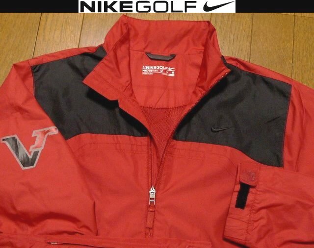 L日本サイズ位★セール送無料★超希少 ナイキゴルフ USA限定1点物 美品 特注 防風 Wファスナー強靭リップストップ ジャケット拍卖