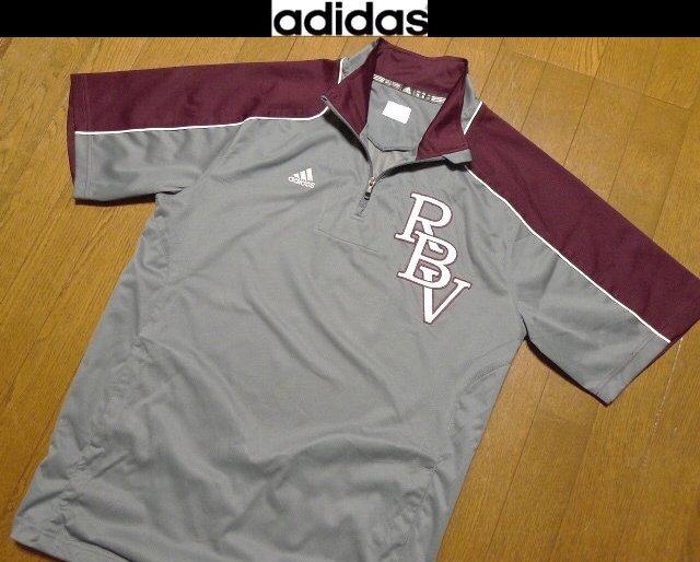 2L-3L・XL-XXL日本サイズ位★セール送無料★アディダスUSA限定モデル1点物 美品 防風撥水 特注刺繍 半袖 ジャケット拍卖