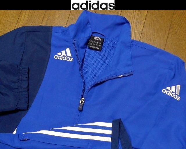 XL日本サイズ位★セール送無料★超希少 アディダス USA限定モデル1点物 美品 防風 除湿 特注刺繍 ジャケット拍卖
