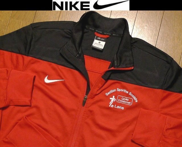 XL日本サイズ位★セール送無料★超希少 ナイキ USA限定モデル1点物 美品 特注刺繍 速乾除湿 4方向伸縮 ジャージ ジャケット拍卖