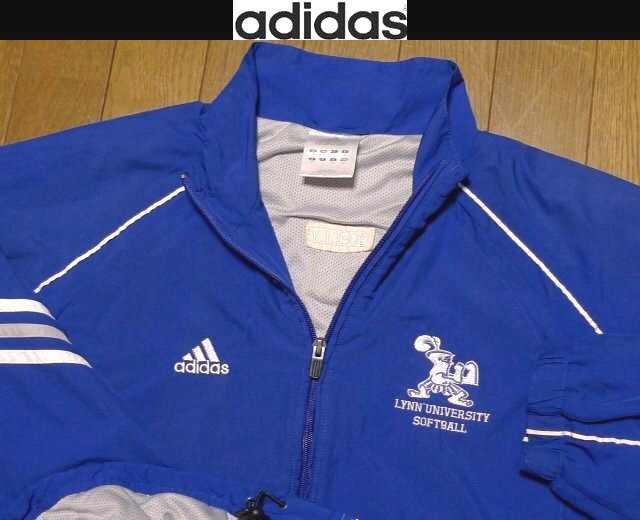L日本サイズ位★セール送無料★超希少 アディダスUSA限定モデル1点物 特注刺繍 ジャケット 防風除湿拍卖