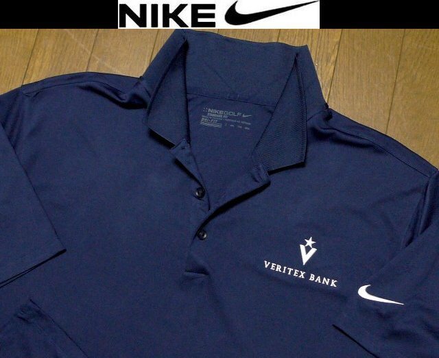 7L-8L・6XL-7XL日本サイズ位【セール!送料無料】超希少 ナイキ USA限定モデル1点物 特注刺繍 速乾除湿 伸縮 ポロシャツ大きいビッグ拍卖
