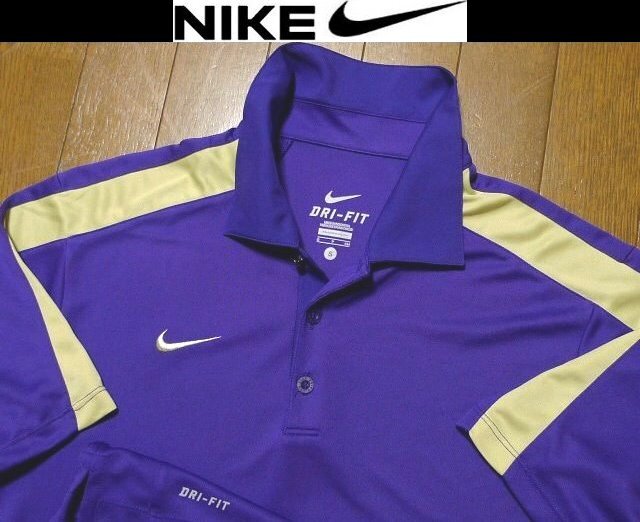 M日本サイズ位★セール送無料★ 超希少ナイキゴルフ USA限定モデル1点物美品4方向伸縮速乾 DRYFIT ポロシャツ 日本未発売拍卖