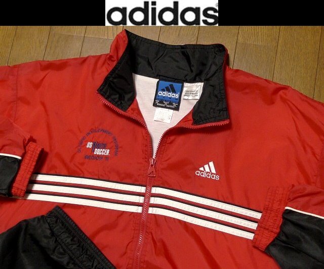 6L-7L・5XL-6XL日本サイズ位【セール送料無料】超希少 アディダス USA限定モデル1点物 防風撥水 除湿 保温 特注刺繍 ジャケット拍卖