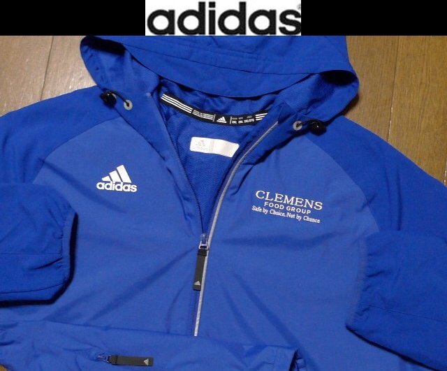 5L-6L・4XL-5XL日本サイズ位【セール!送料無料】超希少 アディダス USA限定モデル1点物 防風撥水 特注刺繍 除湿 パーカー ジャケット拍卖