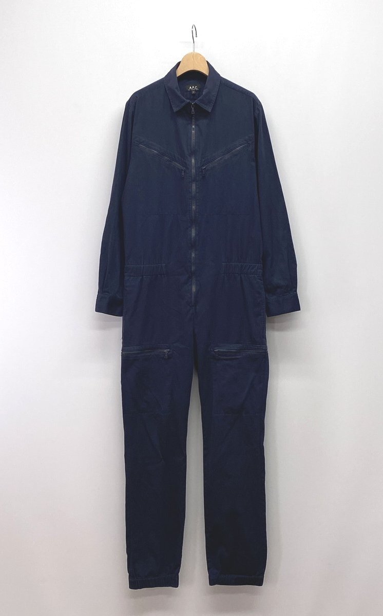 APC アーペーセー ジャンプスーツ 2 ネイビー 紺 つなぎ オールインワン A.P.C. IA5998拍卖