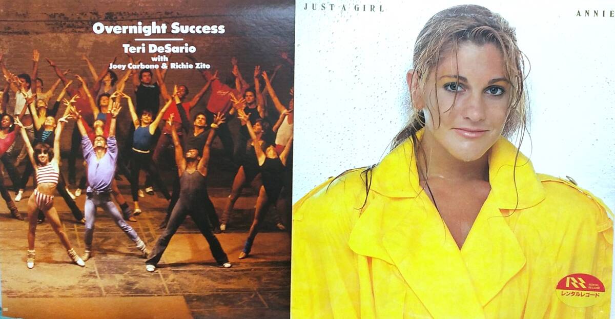 匿名・送料無料! 80S 洋楽レコードセット CM曲 「アニー/D.J. In My Life」「テリー・デサリオ/オーバーナイト・サクセス」拍卖