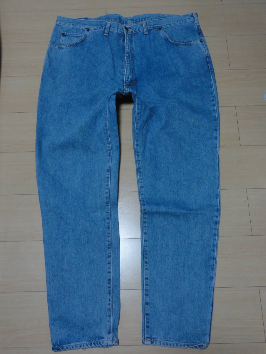 格安日本製超特大(46・W112cm位)レア・EDWIN INTERNATIONAL BASIC 408(エドウィン)・ビンテージ加工系デニム地・高級デザインジーンズ拍卖