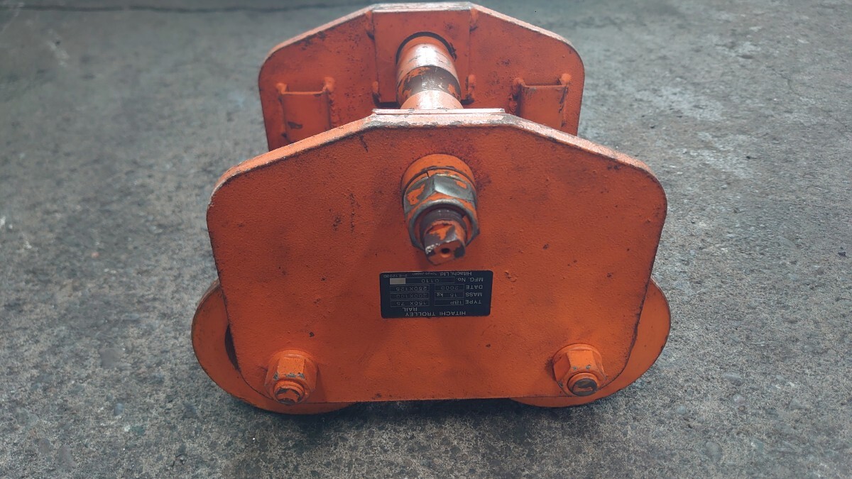 日立 トロリー 滑車 電動ホイスト チェーンブロック 天井クレーン拍卖